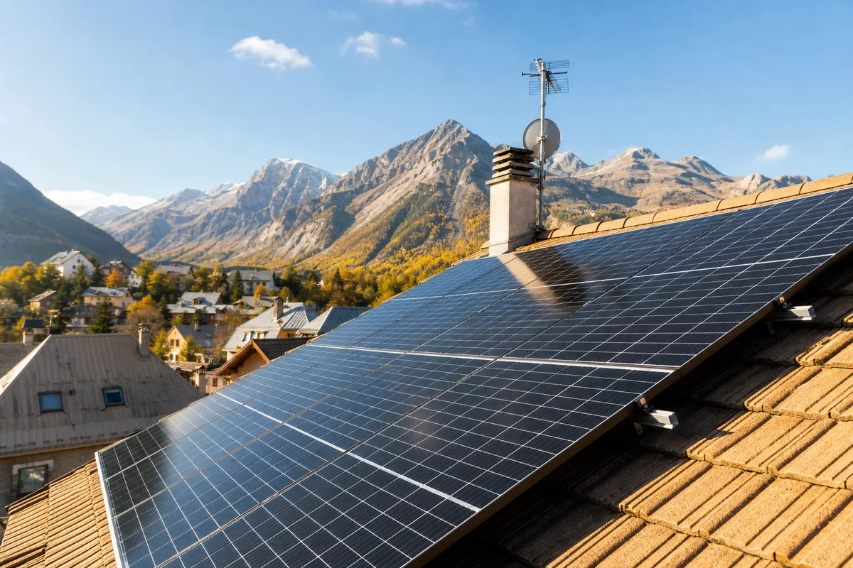 Panneau solaire Briançon : installation photovoltaïque